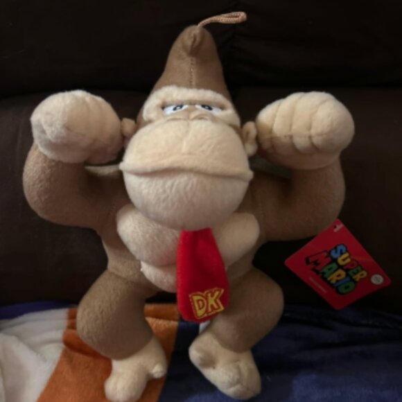 2022 Good Stuff Official Nintendo Donkey Kong Plush NWT New with Tag - Picture 1 of 2